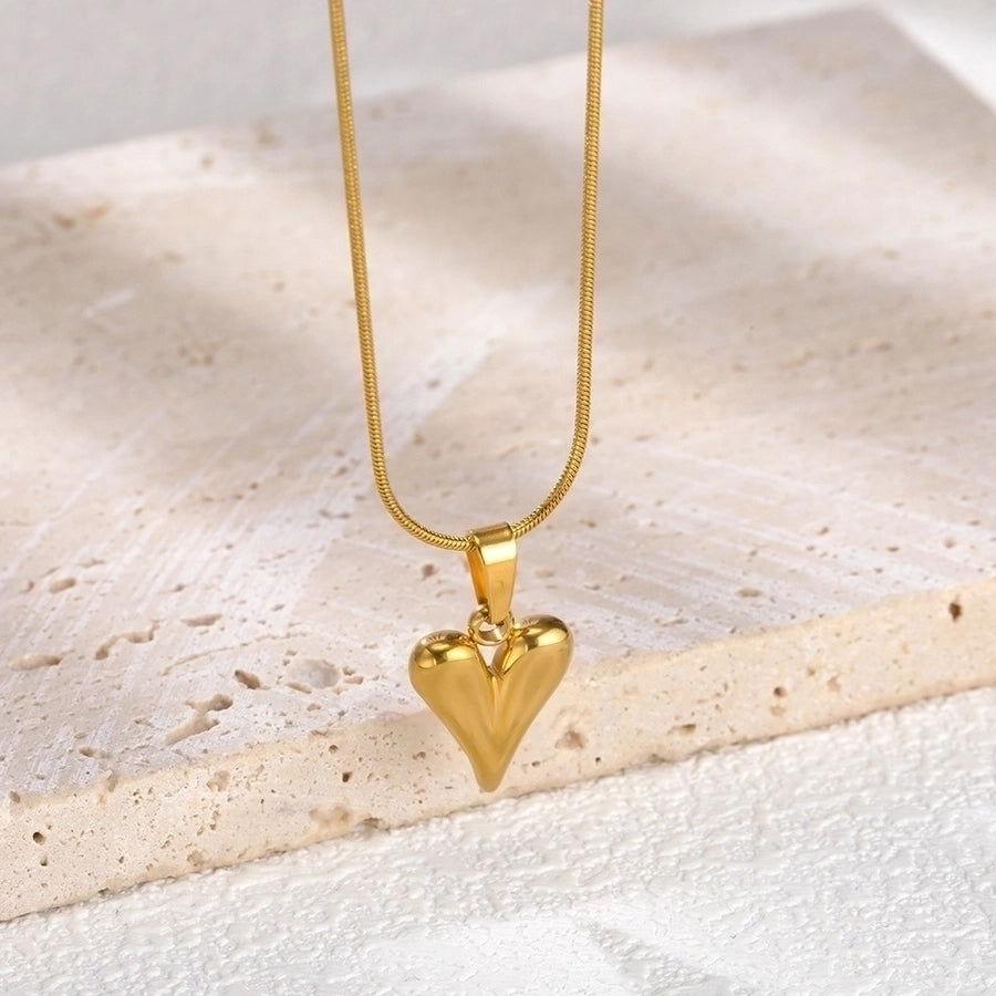 1 Pair Casual Cute Classic Style Pentagram Heart Shape Plating Hollow Out 304 Stainless Steel Titanium Steel 18K Gold Plated Hoop Earrings - Jewelry Trends USA