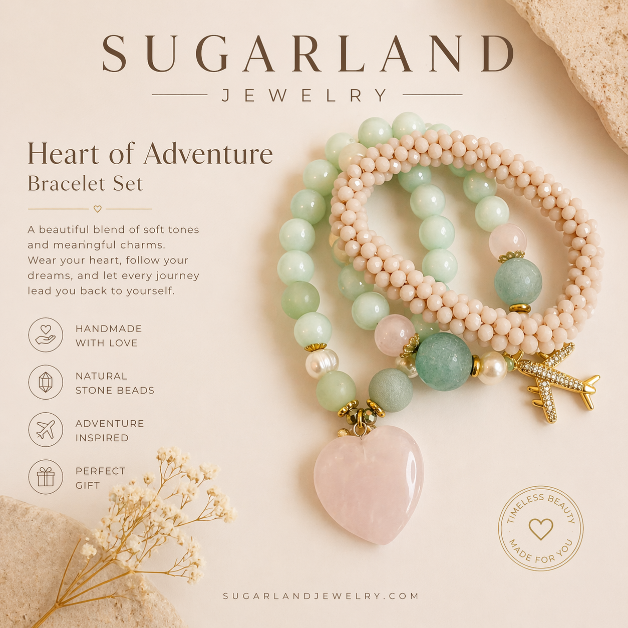 Heart of Adventure Bracelet Set