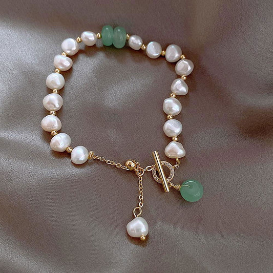 Women’s Irregular Freshwater Pearl Adjustable Bracelet - Jewelry Trends USA