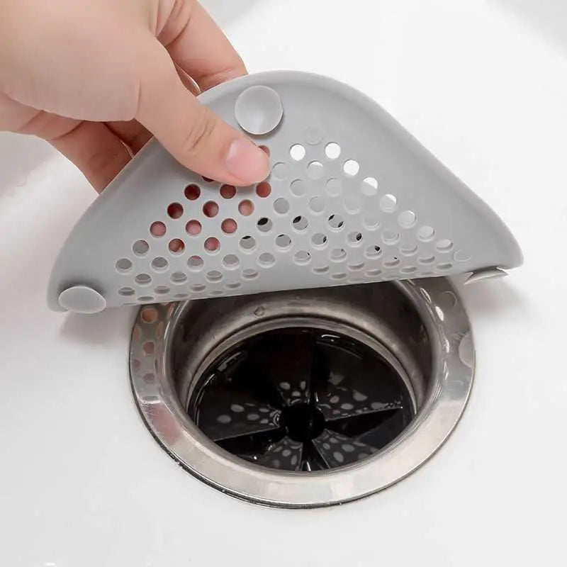 1/2/10/20Pcs Shower Drain Hair Catcher Sink Strainer Drain Cover Hair Catcher Silicone Hair Filter Kitchen Bathroom Accessories