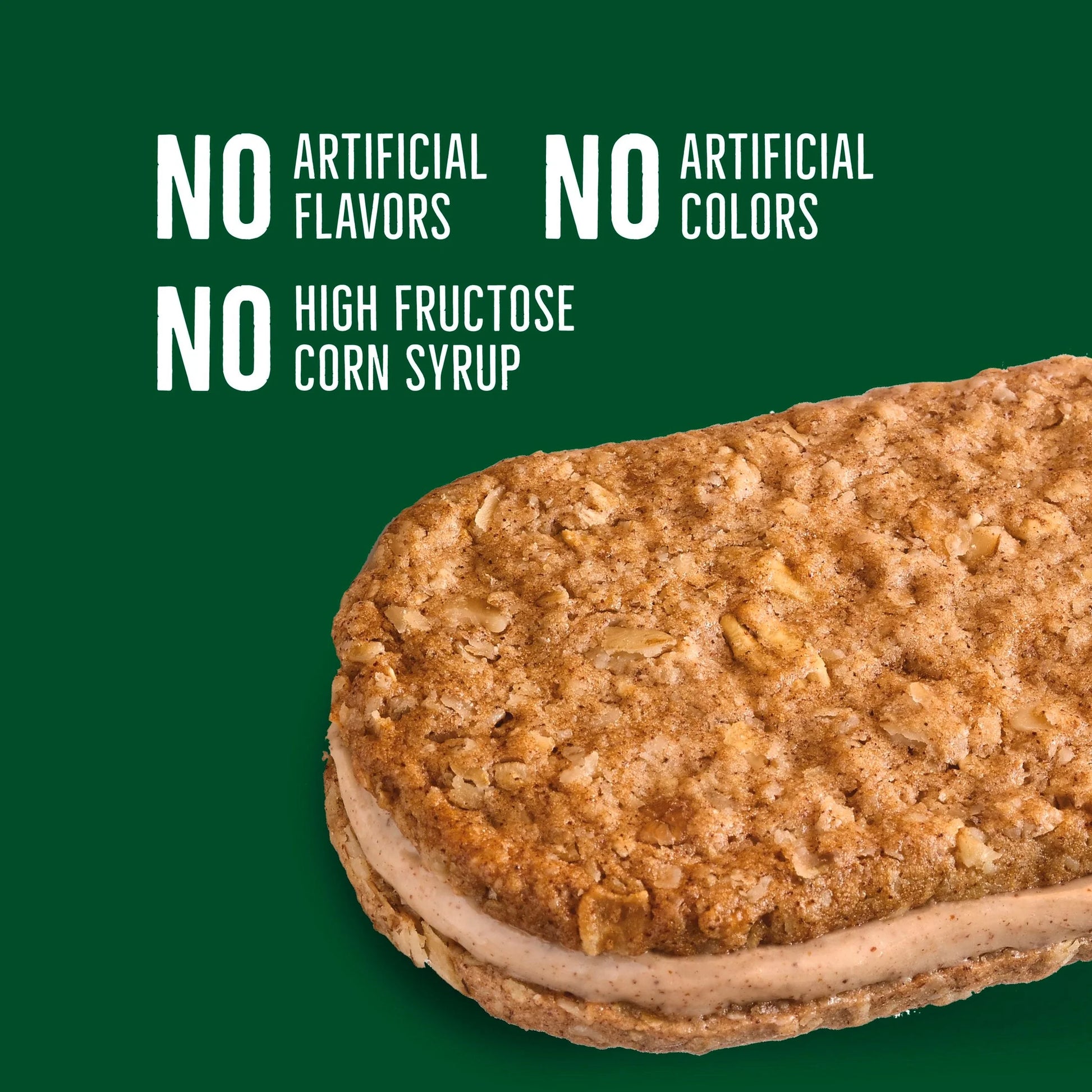 Cinnamon Almond Butter Biscuit Sandwiches Snack Bars (16 Pouches)