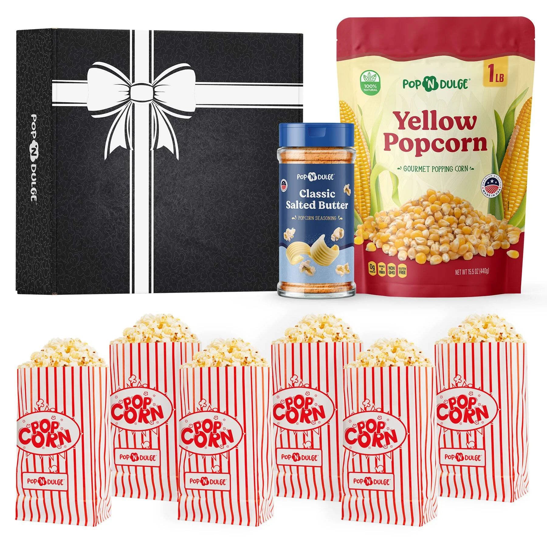 Movie Theater Popcorn Kernels and Seasoning Set