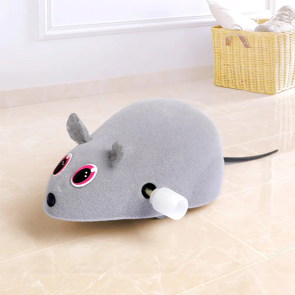 Smart Electric Cat Toy Remote Control Plush Mouse Intelligent Induction Mouse Interactive Cat Teaser Boredom Relief Cat Teaser