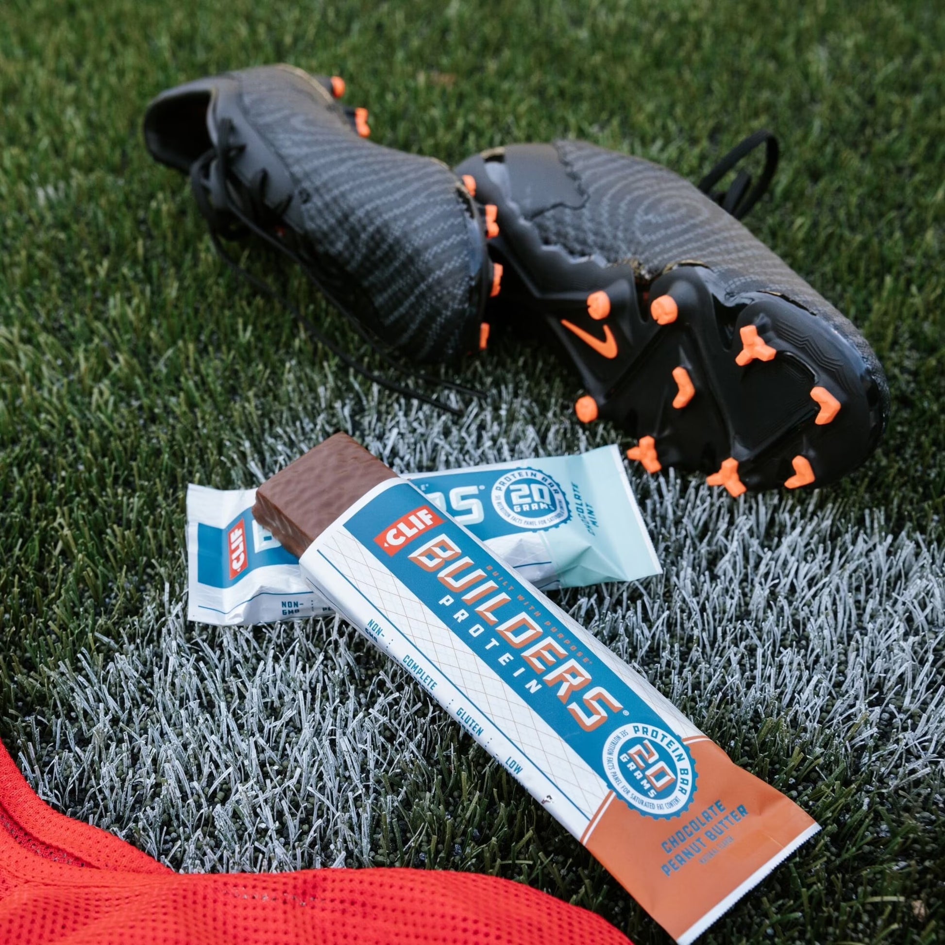 CLIF  Protein Bars Chocolate Mint Flavor, Plant Protein, Gluten Free Bars, 12Ct