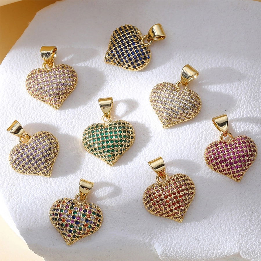 1 Piece Copper Zircon Plating Inlay Polished Pendant - Jewelry Trends USA