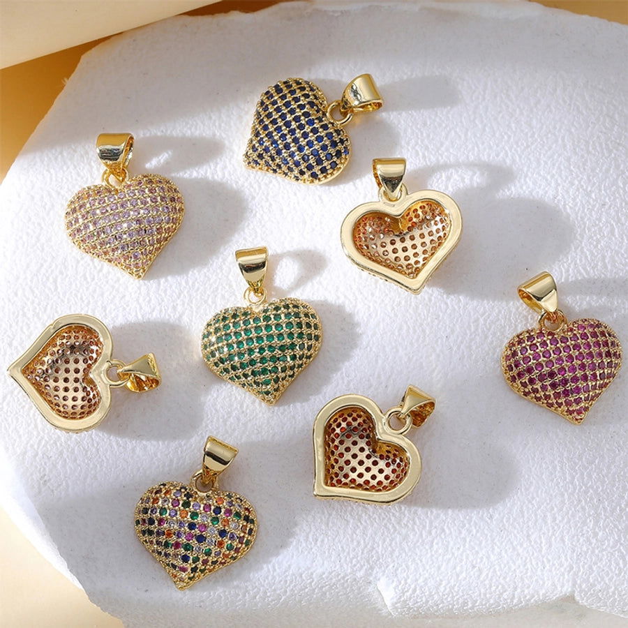 1 Piece Copper Zircon Plating Inlay Polished Pendant - Jewelry Trends USA