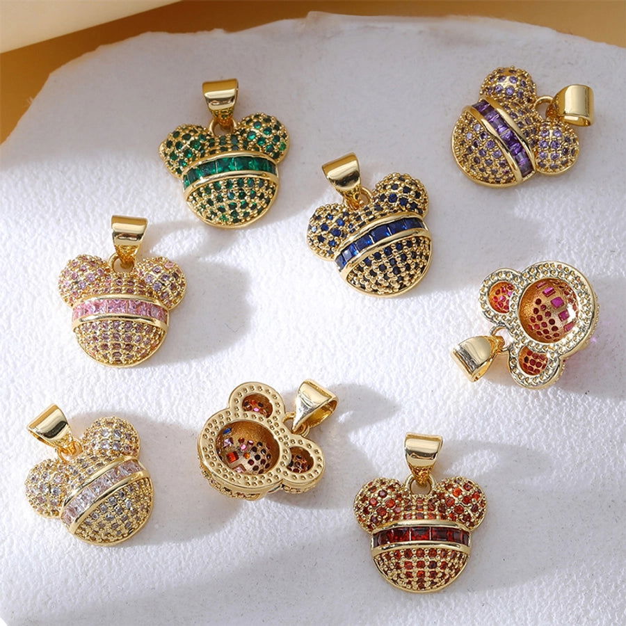 1 Piece Copper Zircon Plating Inlay Polished Pendant - Jewelry Trends USA