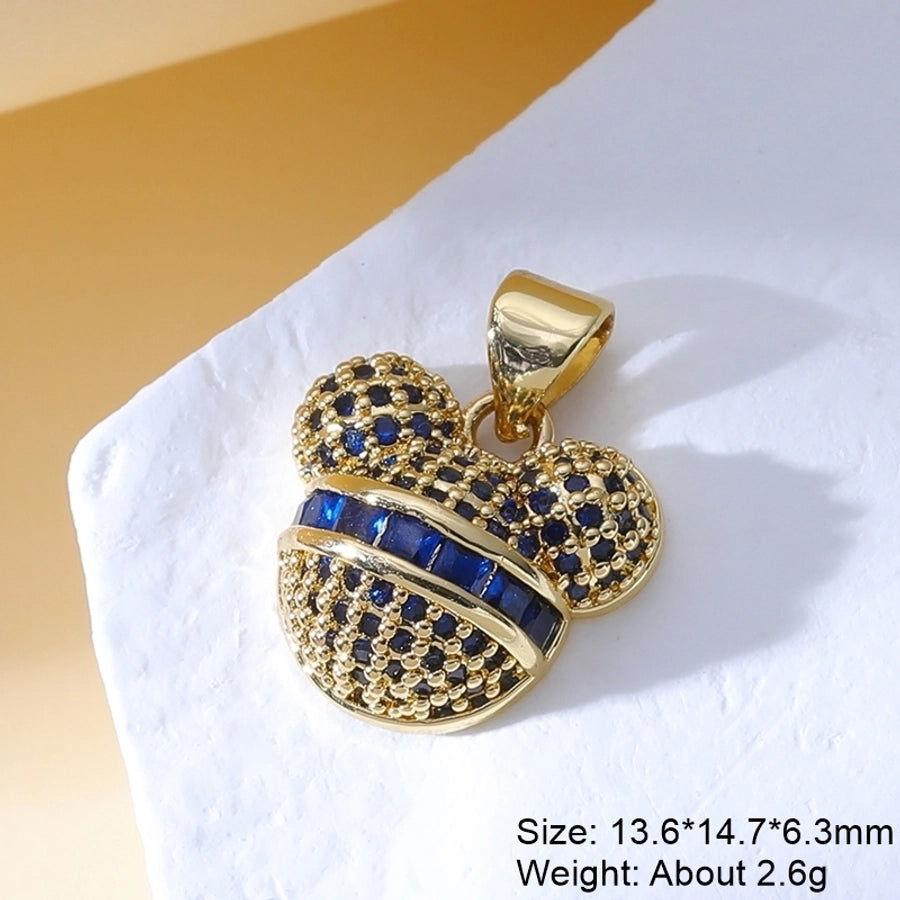 1 Piece Copper Zircon Plating Inlay Polished Pendant - Jewelry Trends USA