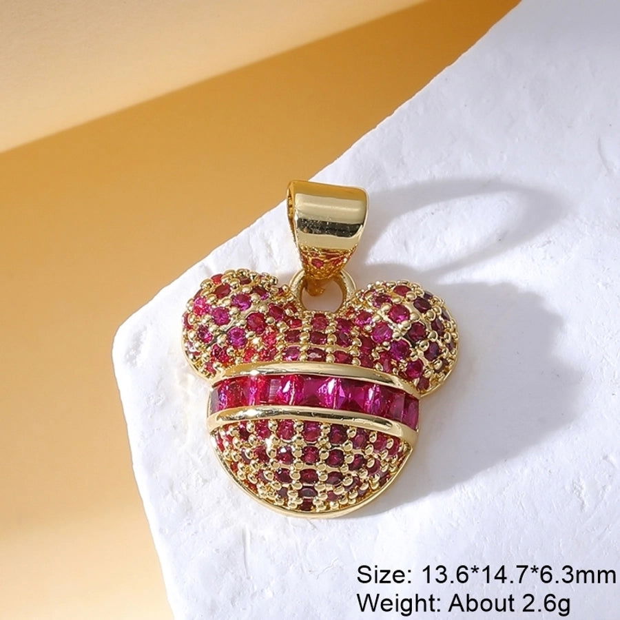 1 Piece Copper Zircon Plating Inlay Polished Pendant - Jewelry Trends USA