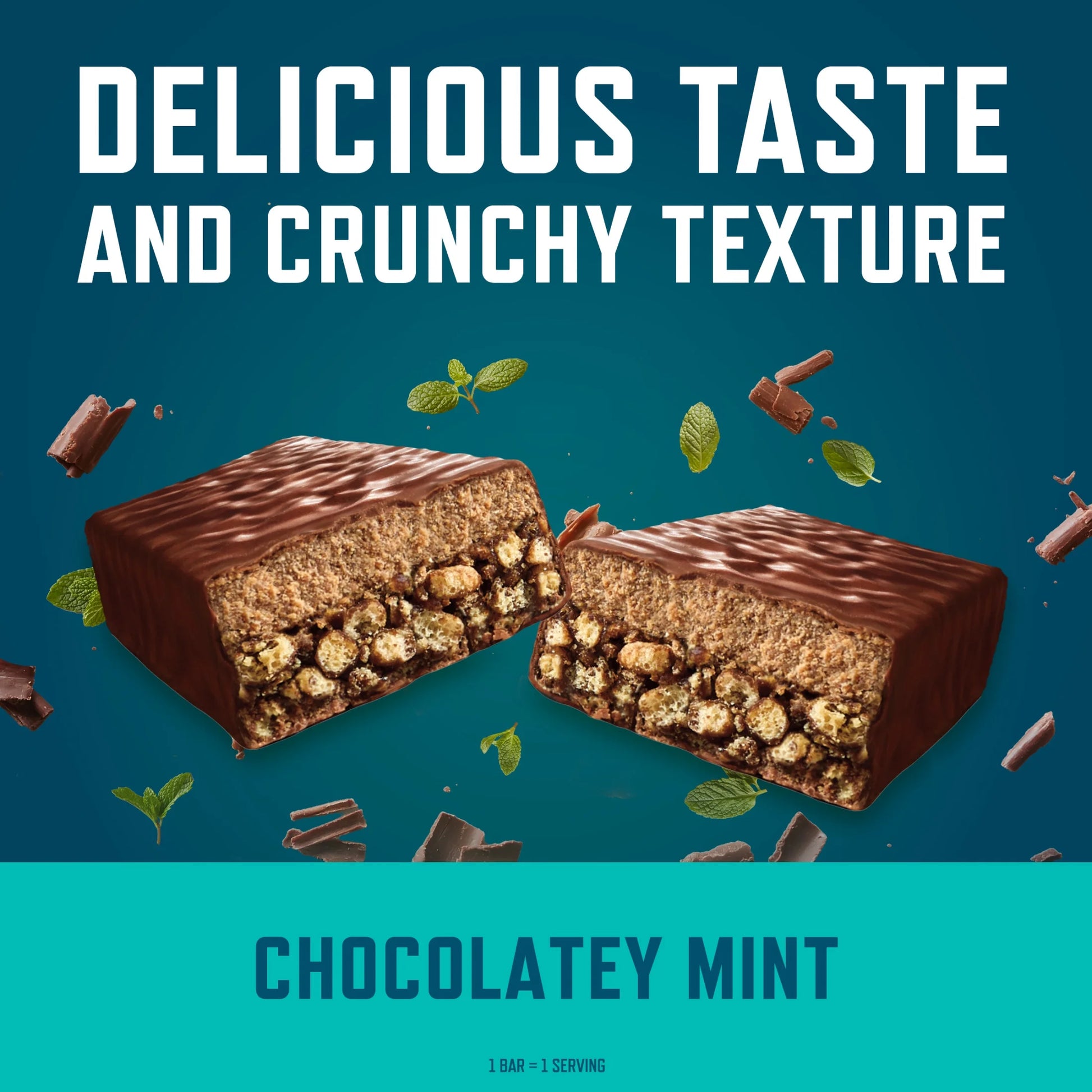 CLIF  Protein Bars Chocolate Mint Flavor, Plant Protein, Gluten Free Bars, 12Ct