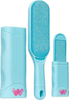New Blue Self-Cleaning Double-Sided  for Couch, Furniture, Clothing, Car Seats, Carpet, Pet Bed - Dog & Cat Hair Remover, Fur & Lint Brush