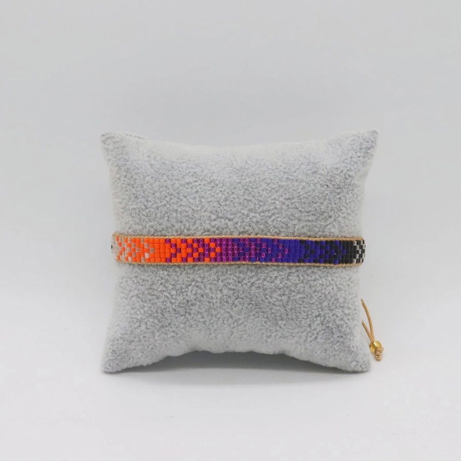 2023 europe and america cross border simple colorful geometric miyuki bracelet set handmade  zircon bracelet - Jewelry Trends USA