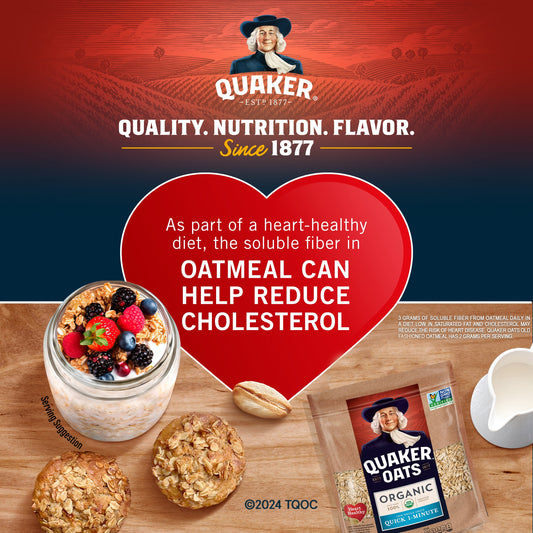, Quick 1 Minute Oats, Oatmeal, Quick Cook Oatmeal, 42 Oz Canister Dry Oats