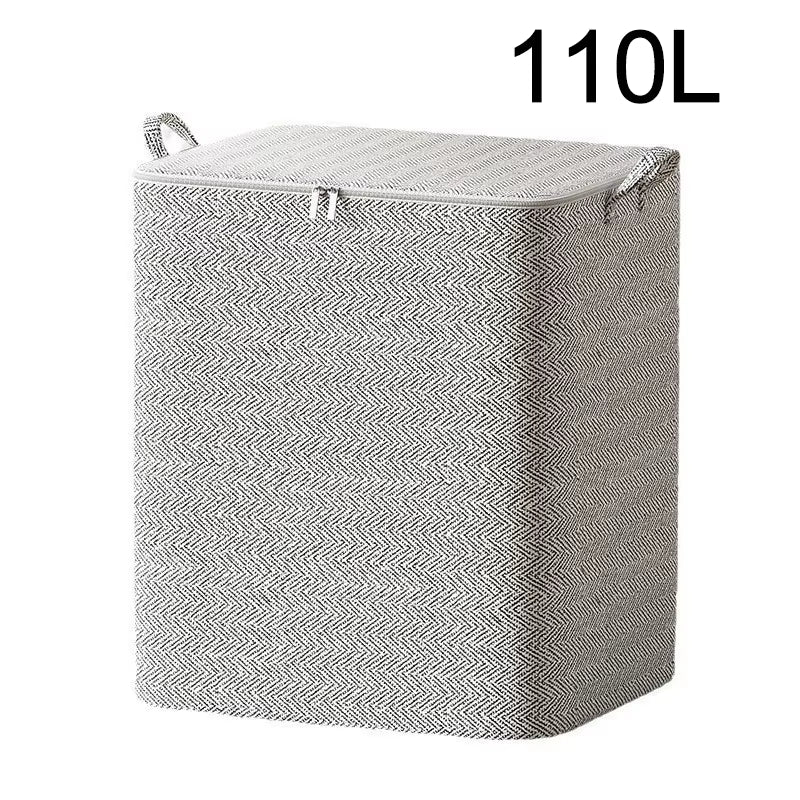 Stereoscopic Storage Boxes Household Storage Boxes with Windows Organizing Boxes Fabric Foldable Large Capacity Closet Storage