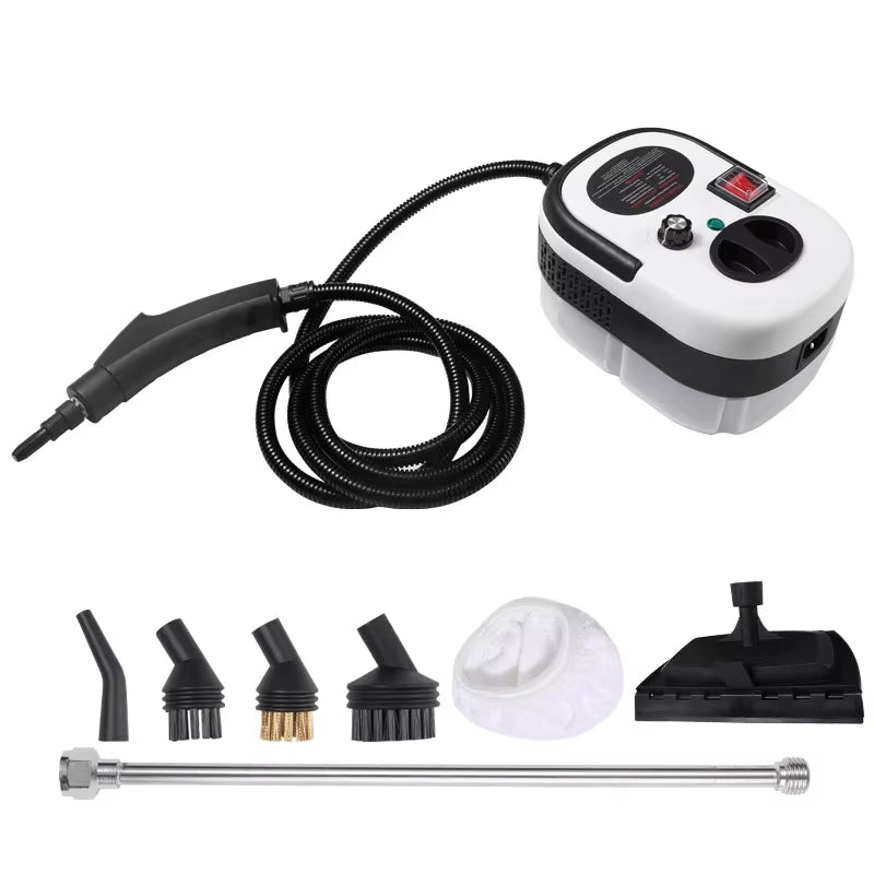 Portable Handheld Steam Cleaner High Temperature Pressurized Steam Cleaning Machine with Brush Heads for Kitchen Car