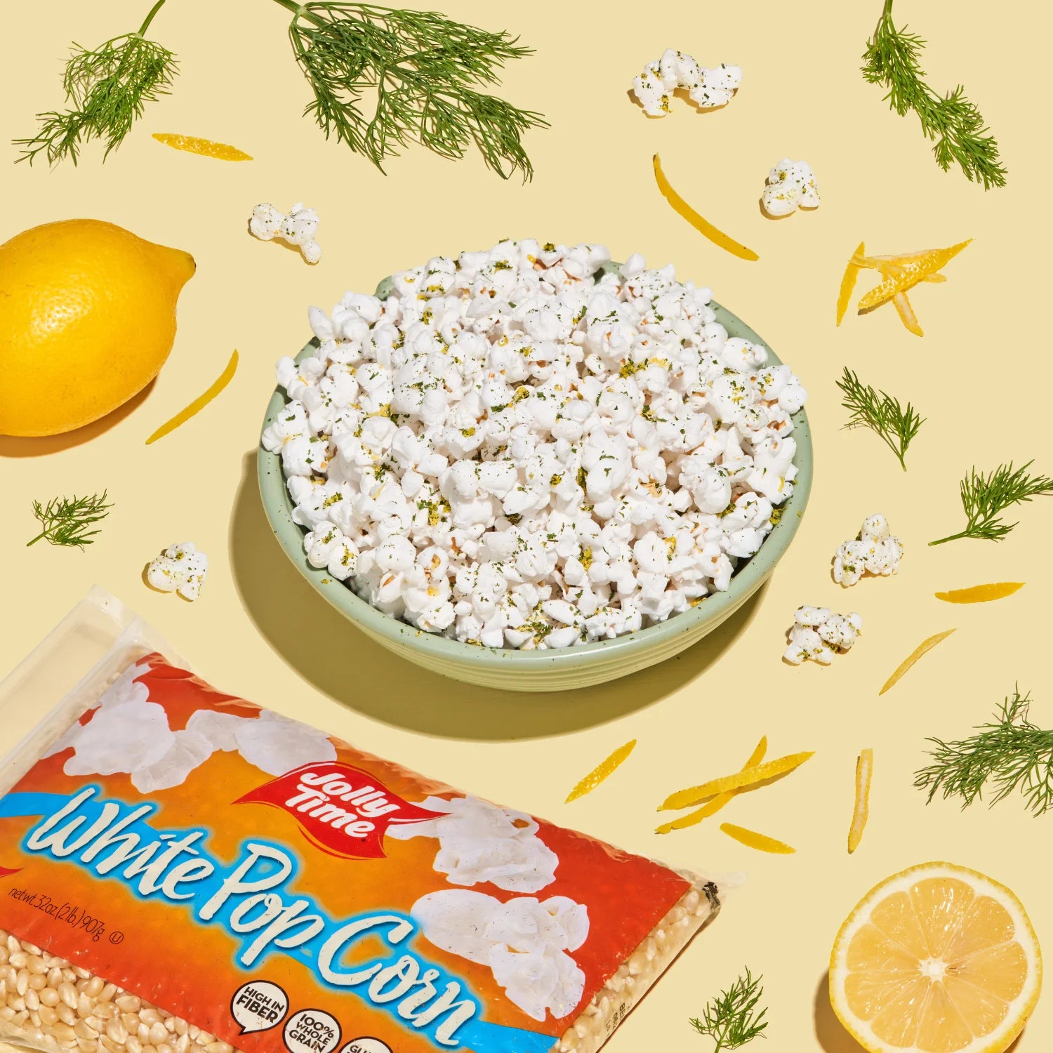 White Popcorn Kernels, 64 Oz. Bag - Gluten-Free