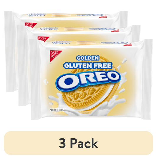(3 Pack)  Gluten Free Golden Sandwich Cookies, Gluten Free Cookies, 12.08 Oz