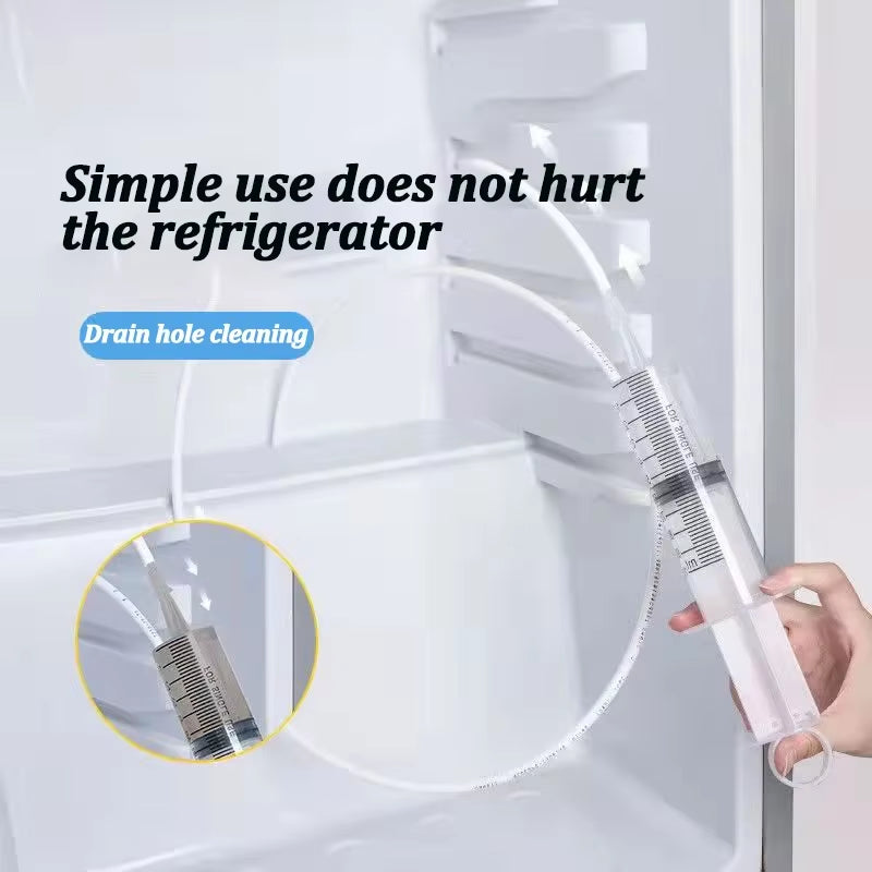 5/6Set Refrigerator Drain Hole Clog Remover Dredge Cleaning Tools Fridge Hole Brush Water Outlet Cleaner for Household Clean