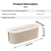 33X13.2X11Cm Cable Management Box Wire Junction Board Storage Box Hide Wires Power Strips Desk Cable Computer Organizer Box