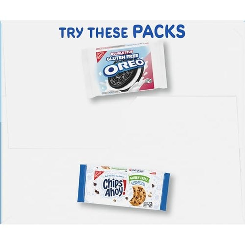 Gluten Free OREO and CHIPS AHOY Cookie Snack Packs Variety Pack 20 Pack