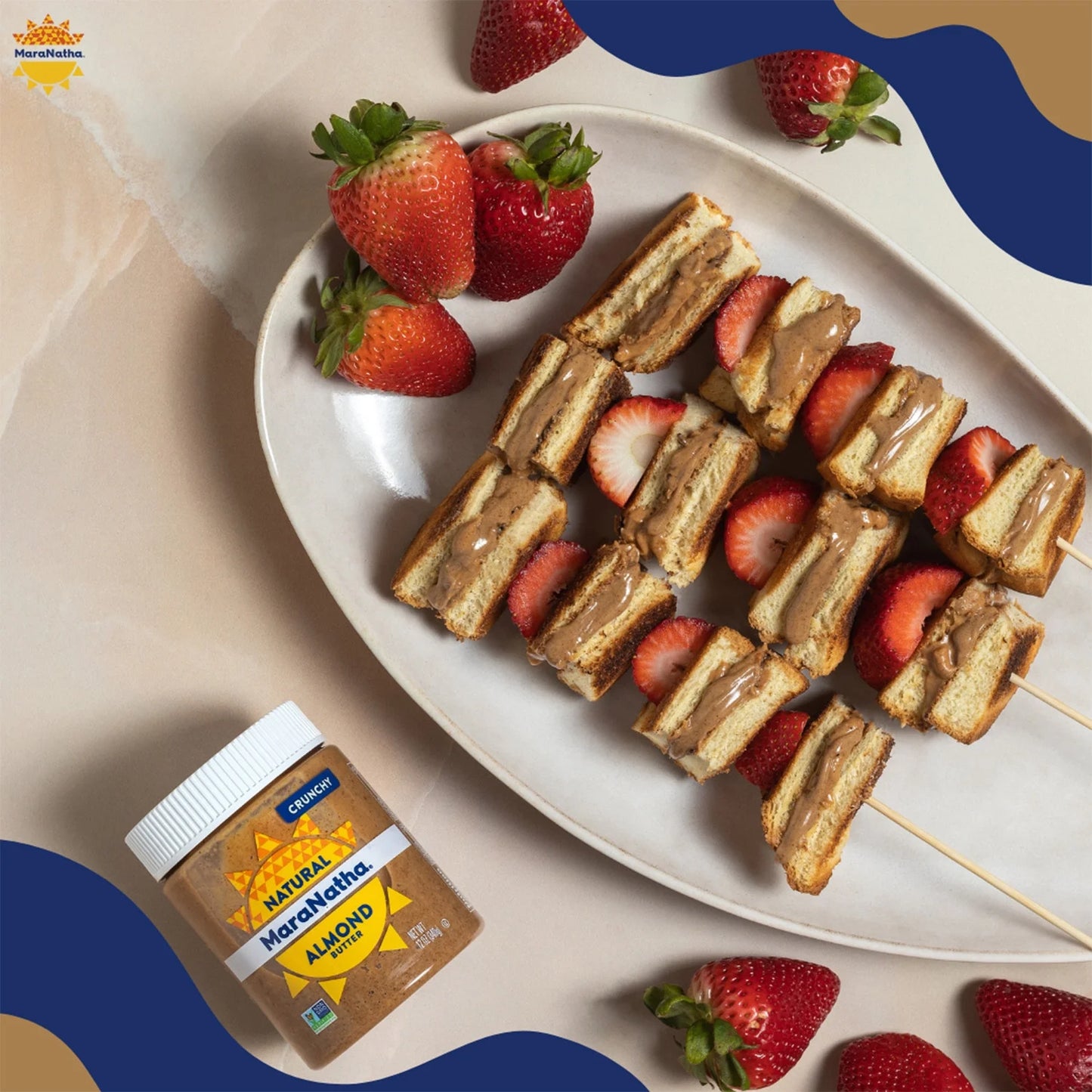 Natural No Sugar No Salt Crunchy Almond Butter, 12 Oz