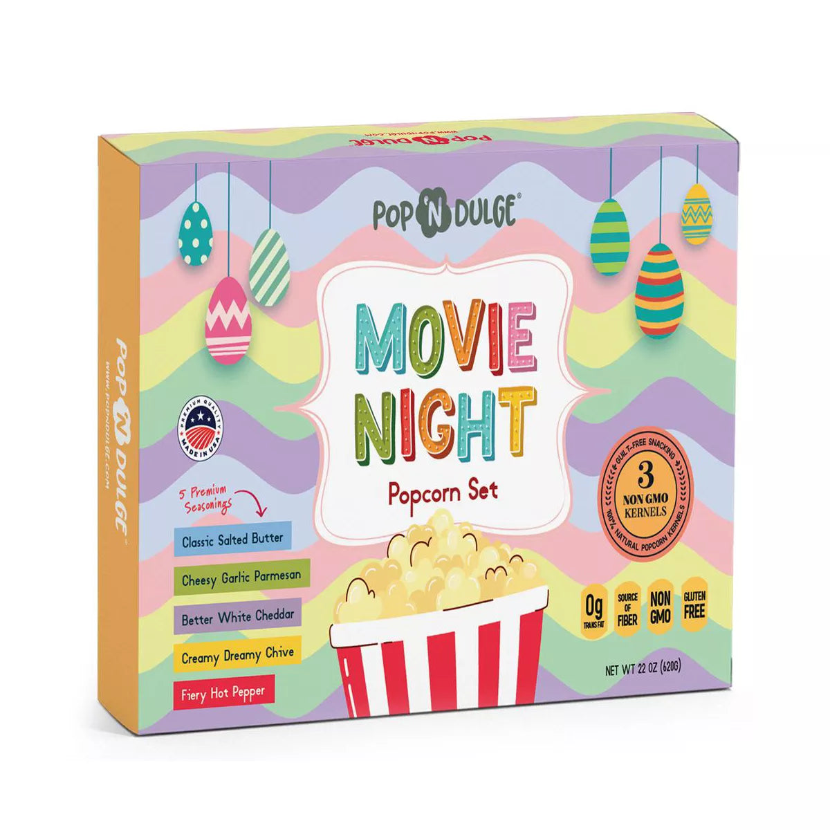Easter Movie Night Gourmet Popcorn Gift Set