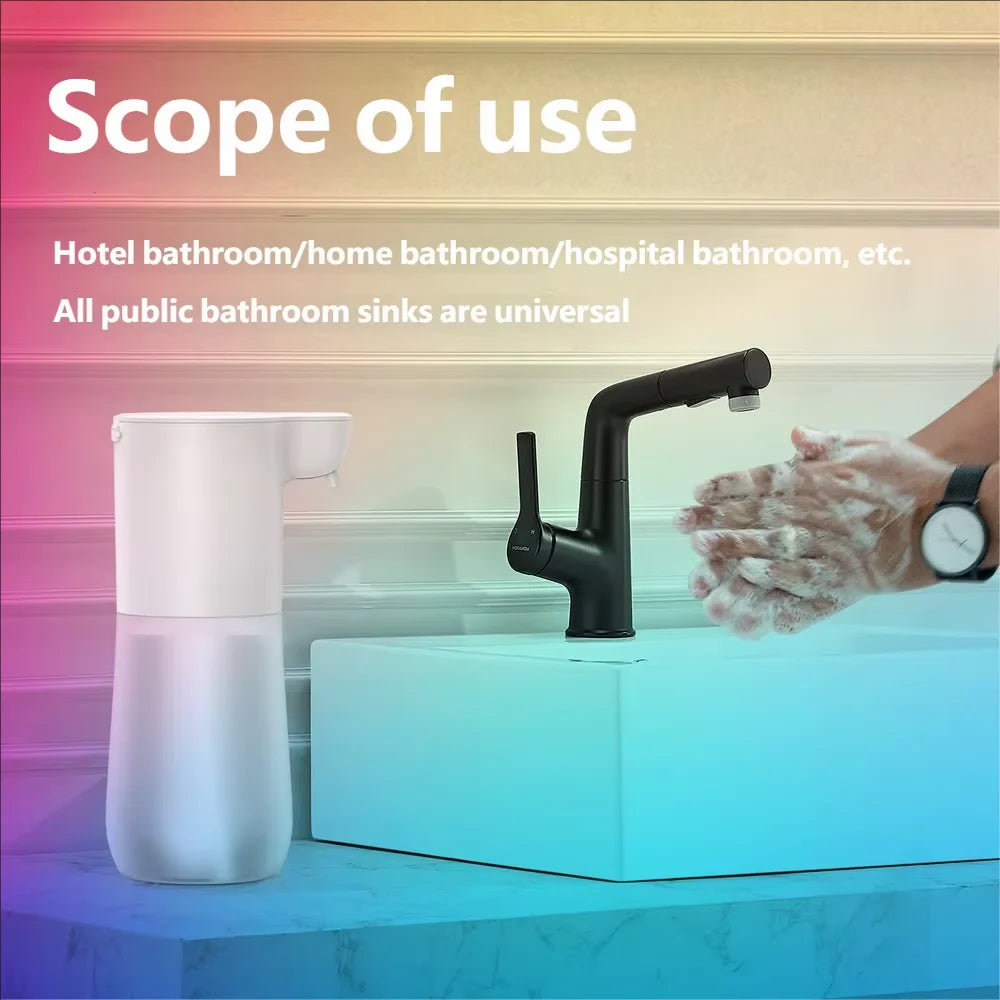 Smart Sensor Automatic Soap Dispenser 350Ml USB Charging Contactless Soap Foam Dispenser Hand Sanitizer Machine