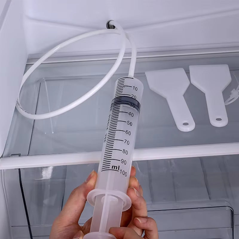 5/6Set Refrigerator Drain Hole Clog Remover Dredge Cleaning Tools Fridge Hole Brush Water Outlet Cleaner for Household Clean