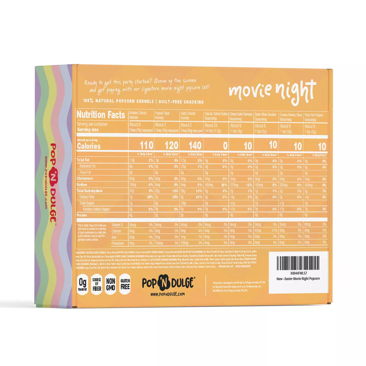 Easter Movie Night Gourmet Popcorn Gift Set