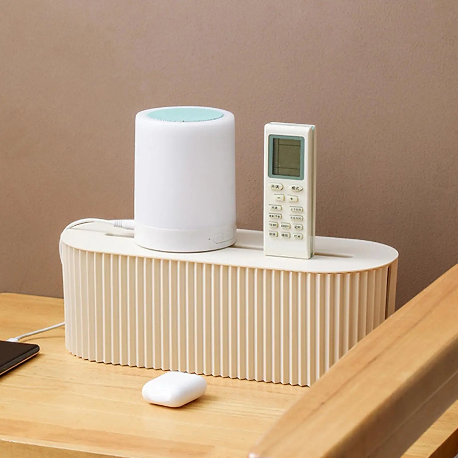 33X13.2X11Cm Cable Management Box Wire Junction Board Storage Box Hide Wires Power Strips Desk Cable Computer Organizer Box
