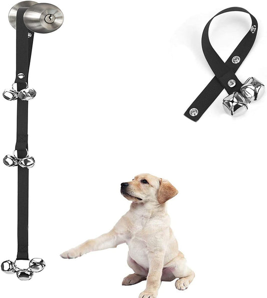 Upgraded Puppy Bells Dog Doorbells for Door Knob/Potty Training/Go Outside-Do...