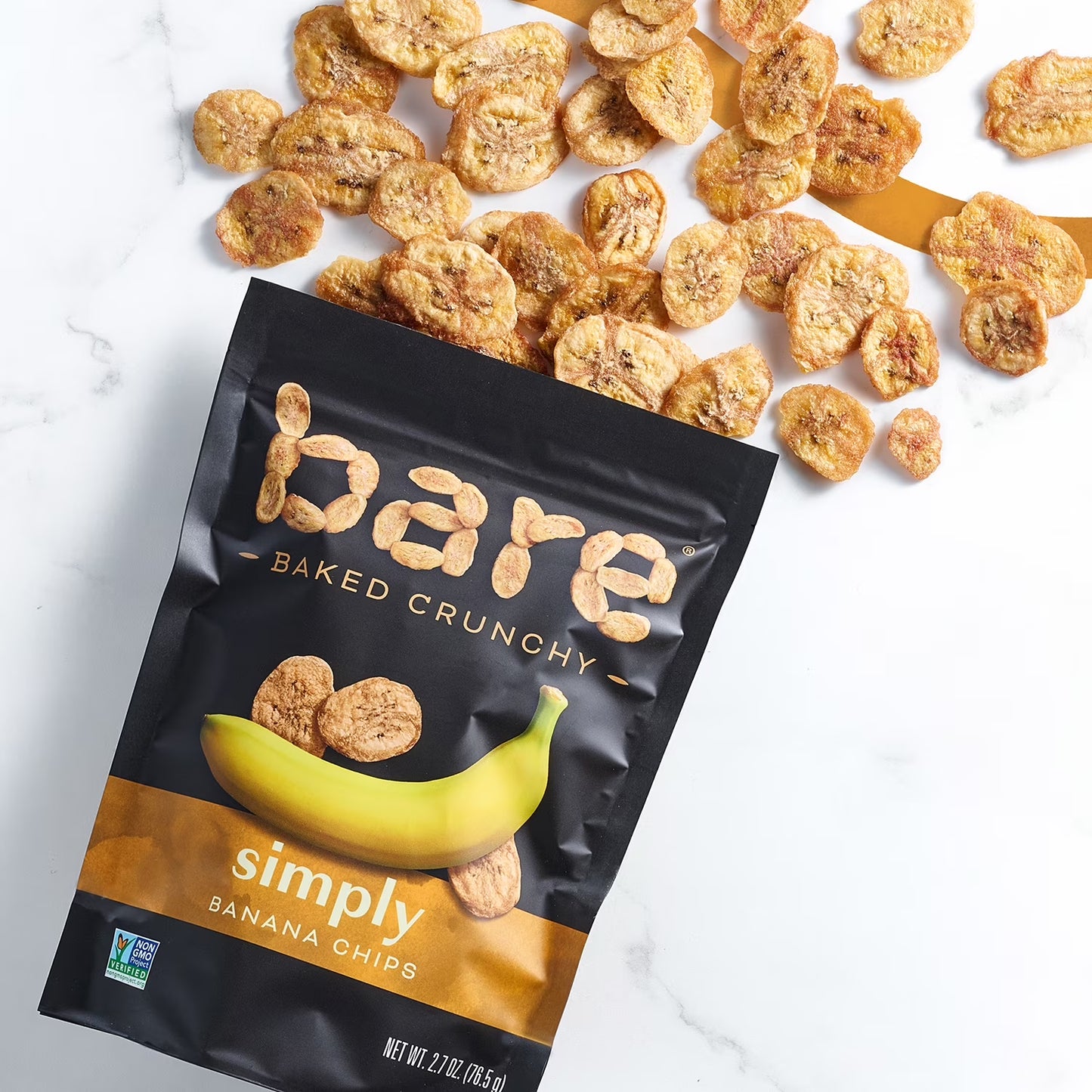Bare, Baked Crunchy Fruit Chips Snack Pack, 0.53 Oz Bags, 7 Count