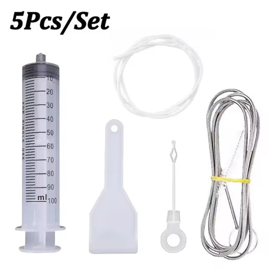 5/6Set Refrigerator Drain Hole Clog Remover Dredge Cleaning Tools Fridge Hole Brush Water Outlet Cleaner for Household Clean