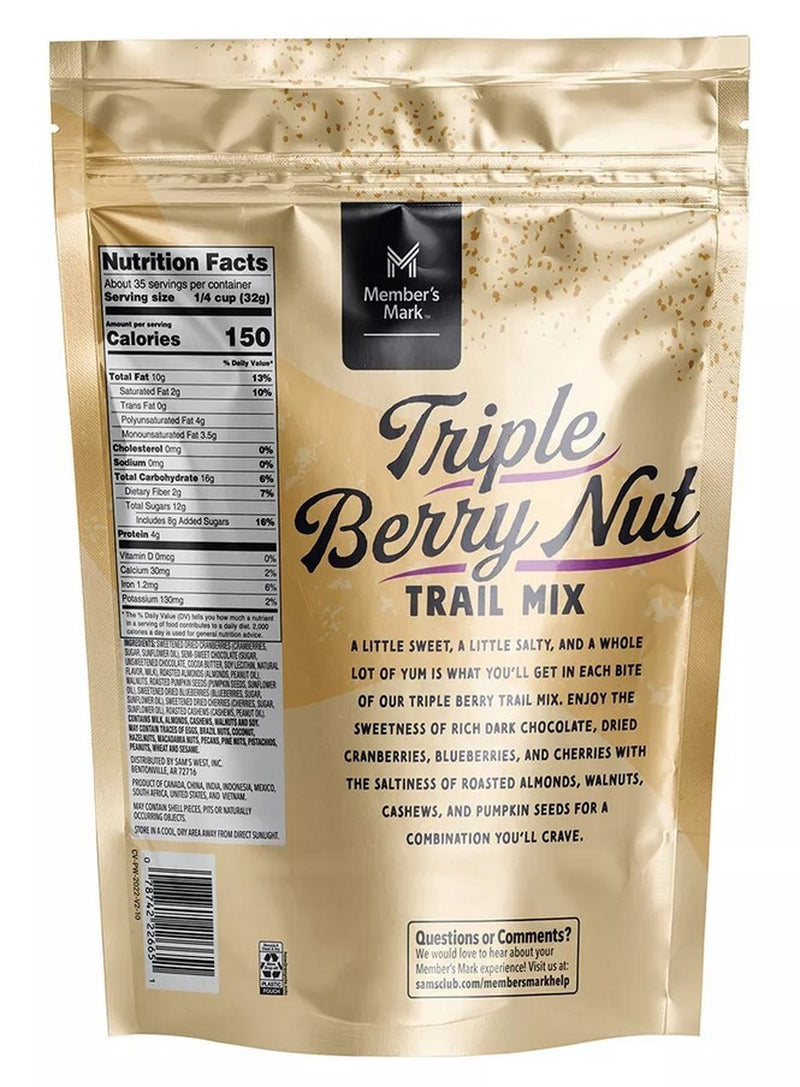 Member'S Mark Almonds, Cashews, Peanuts, Walnuts, Triple Berry Nut Trail Mix