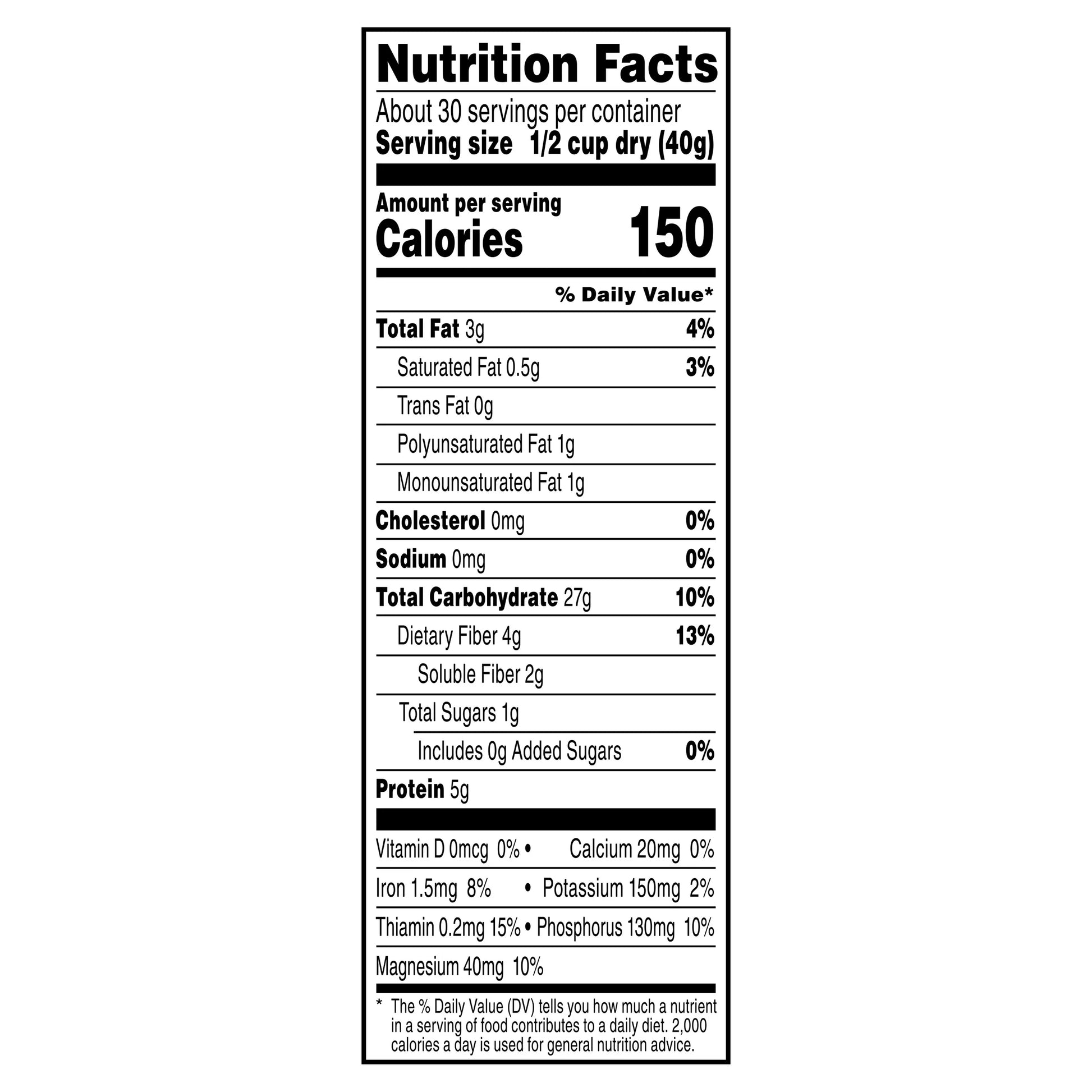 , Quick 1 Minute Oats, Oatmeal, Quick Cook Oatmeal, 42 Oz Canister Dry Oats