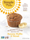 Almond Flour Banana Muffin and Bread Mix, Gluten-Free Baking Mix, 9 Oz Box