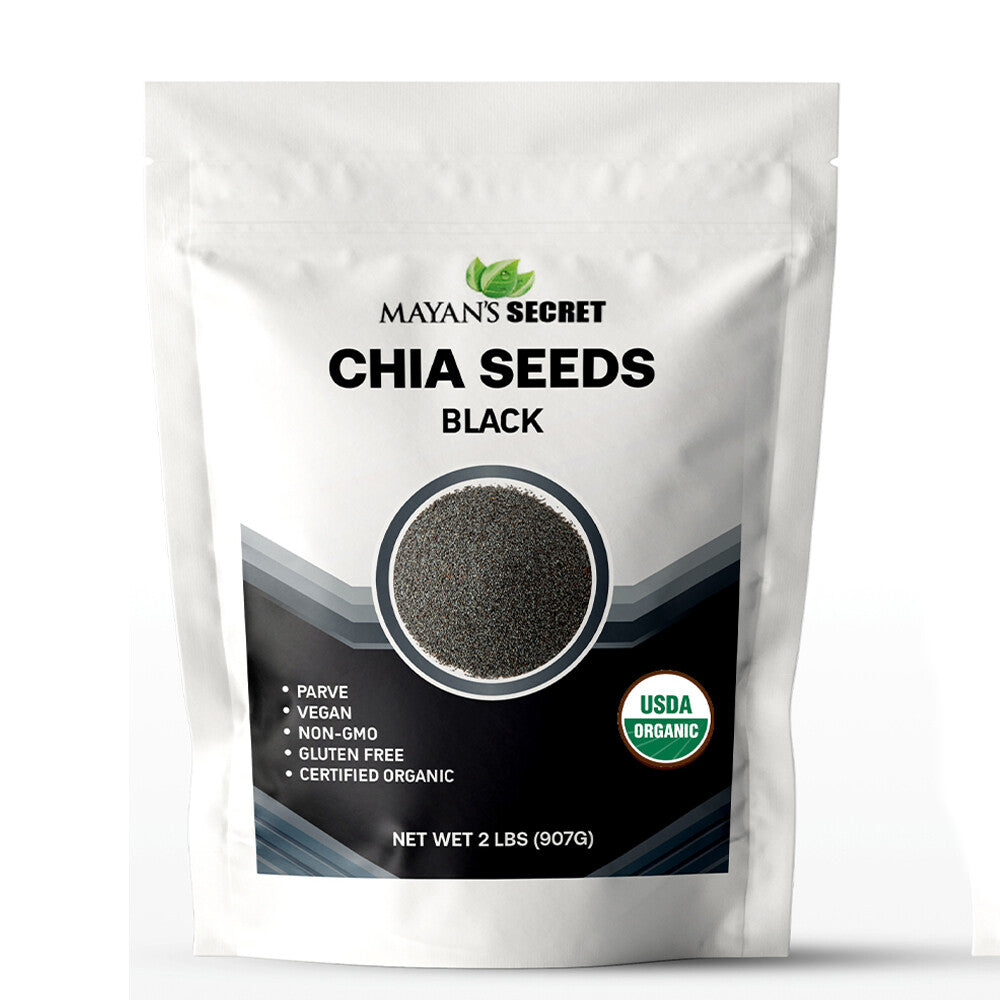 Mayan'S Secret - Chia Seeds Organic 2Lb, Gluten Free, Parve, Vegan, Non GMO