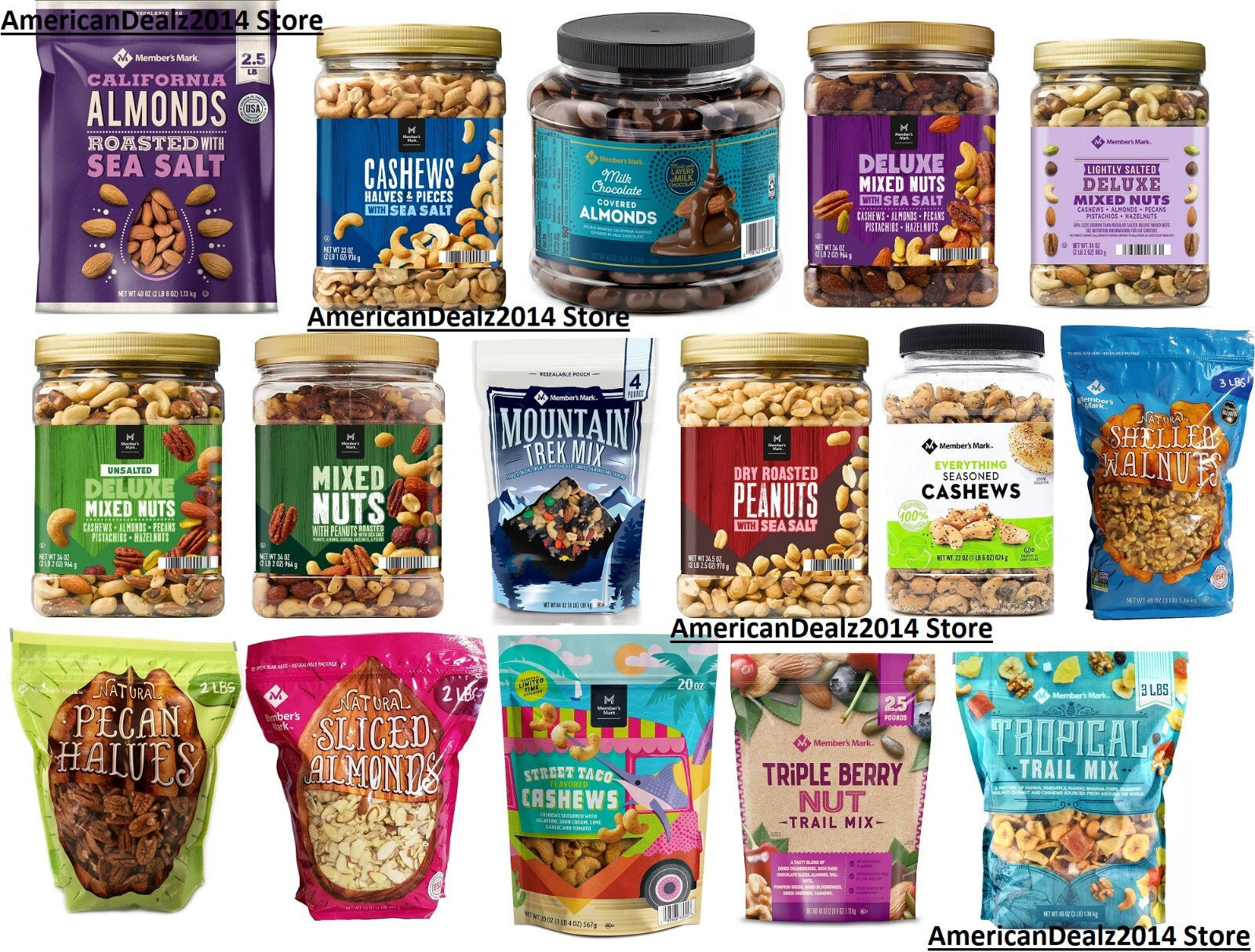 Member'S Mark Almonds, Cashews, Peanuts, Walnuts, Triple Berry Nut Trail Mix