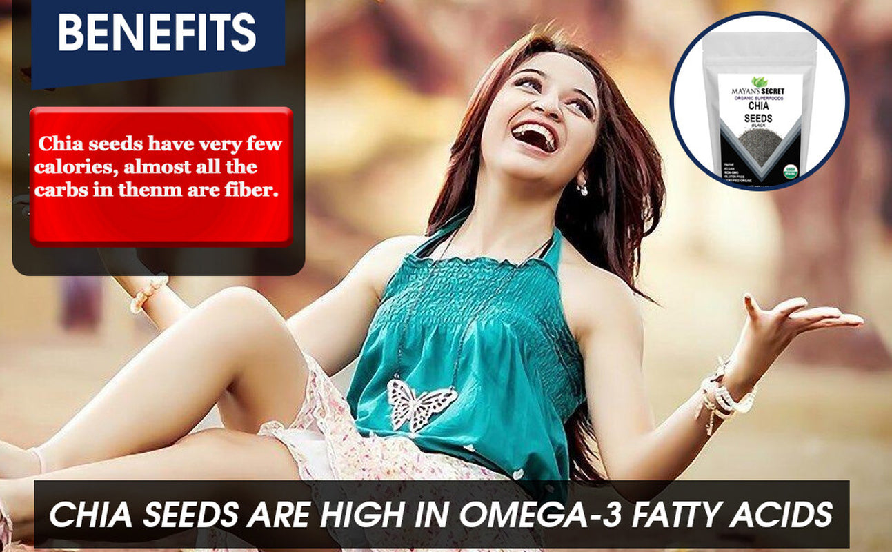 Mayan'S Secret - Chia Seeds Organic 2Lb, Gluten Free, Parve, Vegan, Non GMO