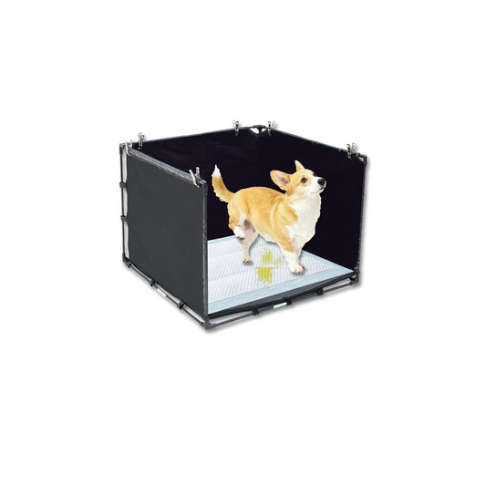 Dog Litter Box Indoor for Small Dogs,Puppy Pee Pad Holder with High Walls(23....