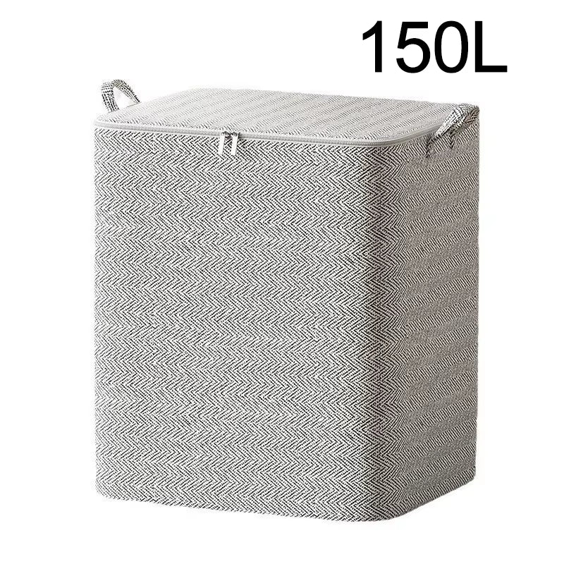 Stereoscopic Storage Boxes Household Storage Boxes with Windows Organizing Boxes Fabric Foldable Large Capacity Closet Storage