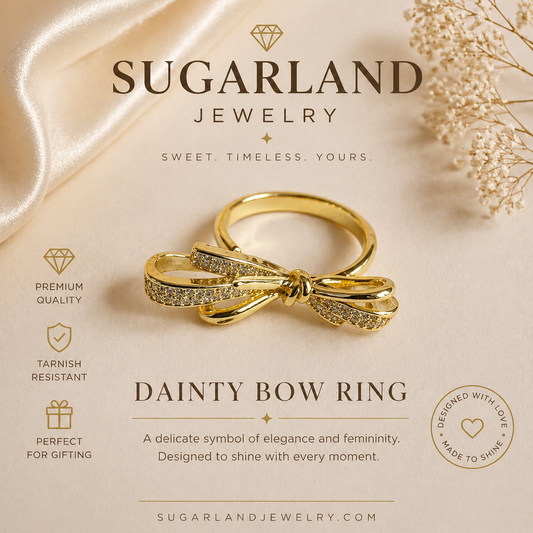 Dainty Bow Ring