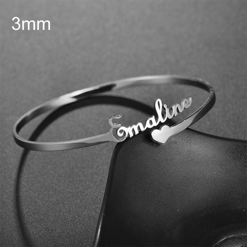 Customized Name Stainless Steel Minimalist Bracelet - Jewelry Trends USA