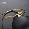 Customized Name Stainless Steel Minimalist Bracelet - Jewelry Trends USA