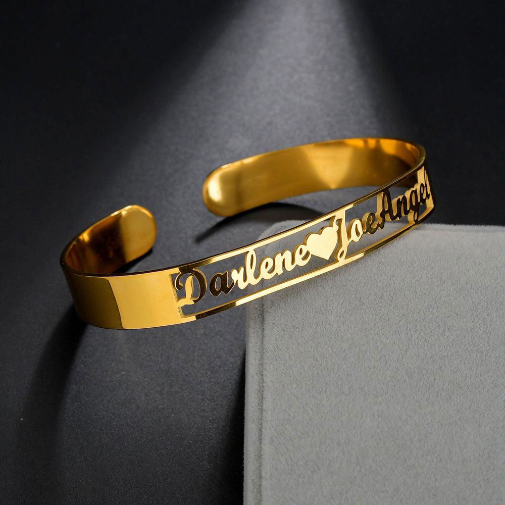 Customized Name Stainless Steel Minimalist Bracelet - Jewelry Trends USA