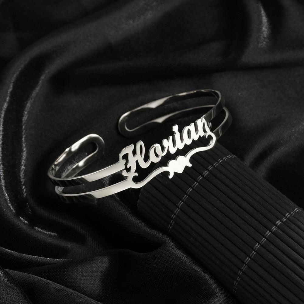 Customized Name Stainless Steel Minimalist Bracelet - Jewelry Trends USA
