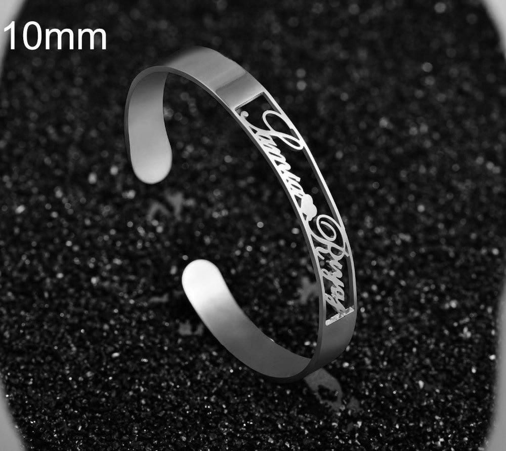 Customized Name Stainless Steel Minimalist Bracelet - Jewelry Trends USA