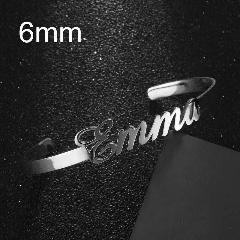 Customized Name Stainless Steel Minimalist Bracelet - Jewelry Trends USA