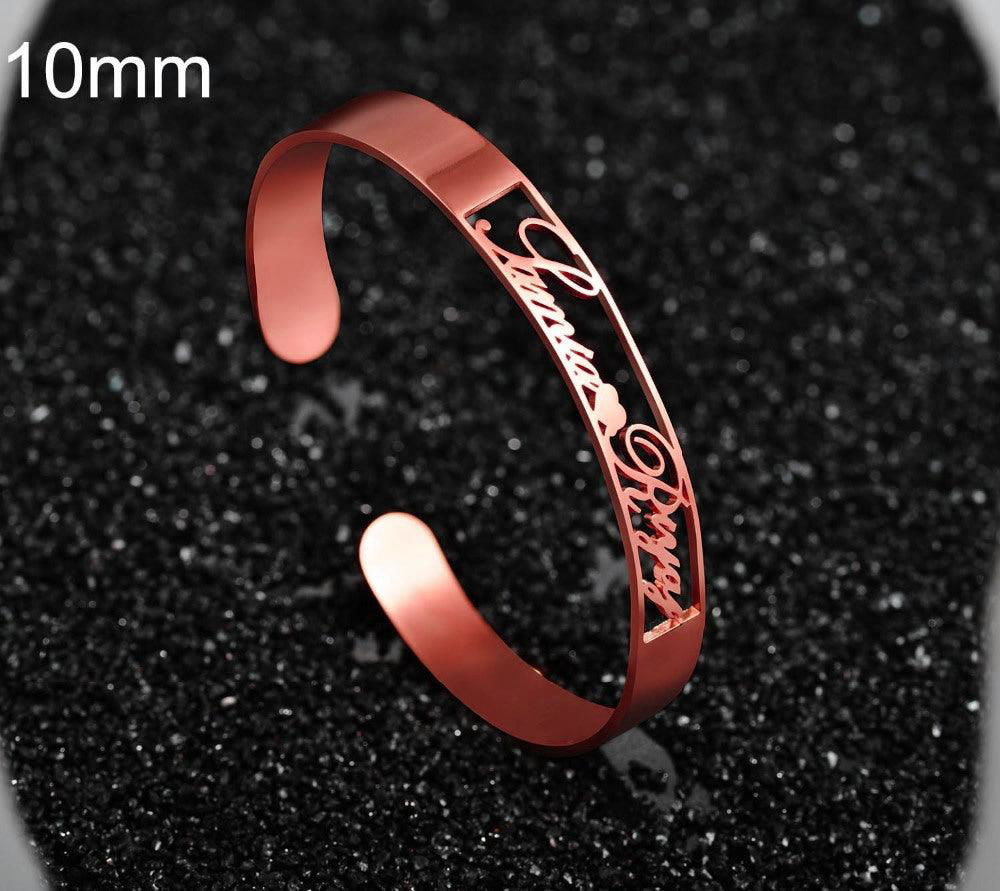 Customized Name Stainless Steel Minimalist Bracelet - Jewelry Trends USA
