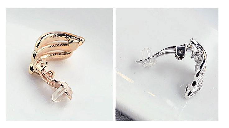 Dazzling Diamond Hoop Stud Earrings - Jewelry Trends USA